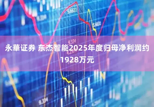 永華证券 东杰智能2025年度归母净利润约1928万元
